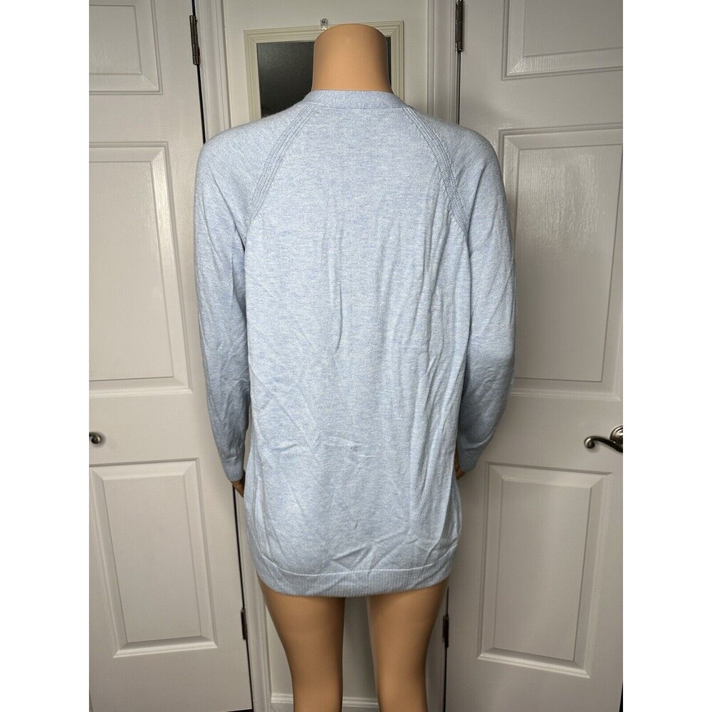 Gap Light Blue Cardigan Sweater  Very Soft Medium - Picture 3 of 9